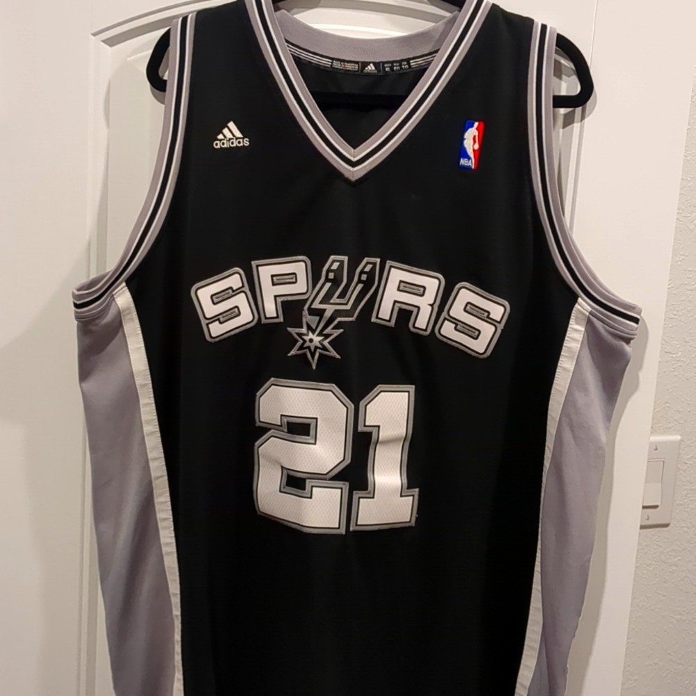 Tim Duncan 21 Spurs jersey